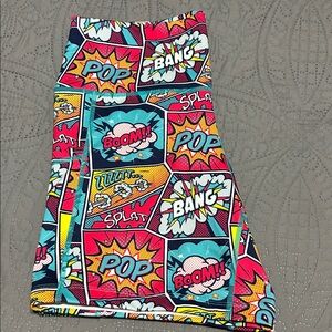 Constantly Varied Gear Comic Print Shorts - Red, Blue, Yellow. 5” inseam.